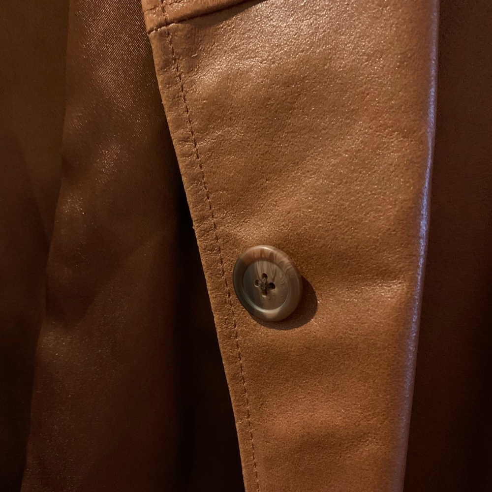 🦋Leather jacket - Picture 3 of 5